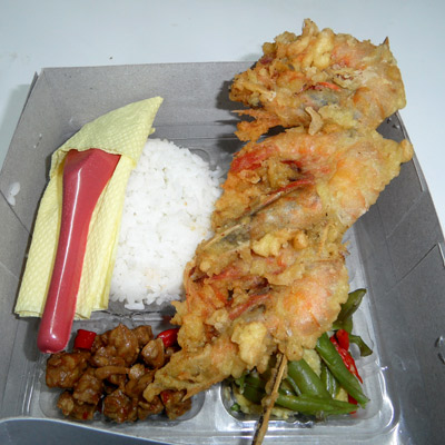 Nasi Kotak Udang Goreng Rumah Makan Bu Sri Gambar 1