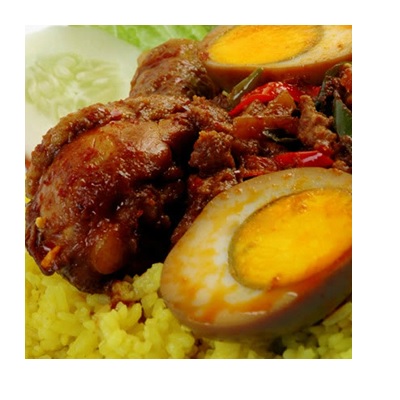 Nasi Kuning Ayam Kindai Gambar 1