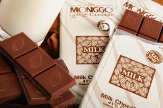 Cokelat Papan 80gr Milk 41 Cokelat Monggo Gambar 1